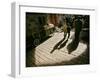 Palestinians Make their Way to the Al Aqsa Mosque Compound for Traditional Muslim Friday Prayers-null-Framed Photographic Print