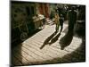 Palestinians Make their Way to the Al Aqsa Mosque Compound for Traditional Muslim Friday Prayers-null-Mounted Photographic Print