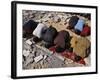 Palestinians Pray in Rubble of Mosque Destroyed in Israeli Military Offensive, Northern Gaza Strip-null-Framed Photographic Print