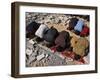 Palestinians Pray in Rubble of Mosque Destroyed in Israeli Military Offensive, Northern Gaza Strip-null-Framed Photographic Print