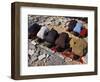Palestinians Pray in Rubble of Mosque Destroyed in Israeli Military Offensive, Northern Gaza Strip-null-Framed Photographic Print