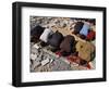Palestinians Pray in Rubble of Mosque Destroyed in Israeli Military Offensive, Northern Gaza Strip-null-Framed Photographic Print