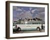 Palestinians Sit on Top of a Bus-null-Framed Photographic Print