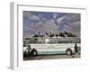 Palestinians Sit on Top of a Bus-null-Framed Photographic Print