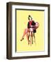 Palette-Able Pin-Up 1937-Gil Elvgren-Framed Art Print