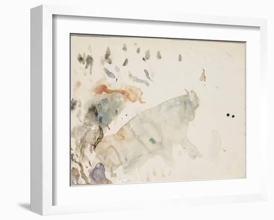 Palette d'aquarelle-Gustave Moreau-Framed Giclee Print