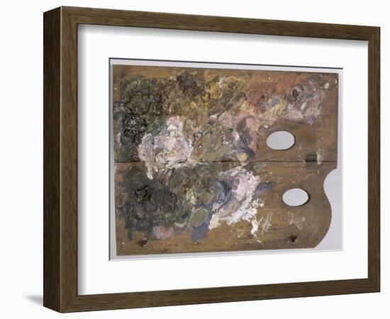 Palette pliante de Paul Cézanne-Paul Cézanne-Framed Giclee Print