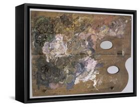 Palette pliante de Paul Cézanne-Paul Cézanne-Framed Stretched Canvas