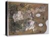 Palette pliante de Paul Cézanne-Paul Cézanne-Stretched Canvas