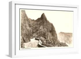 Pali, Honolulu, Hawaii-null-Framed Art Print