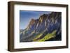 Pali sea cliffs at Kalalau lookout, Napali coast, Kokee State Park, Kauai Island, Hawaii, USA-Christian Kober-Framed Photographic Print