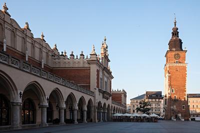 Morning in Krakow Main Market Square