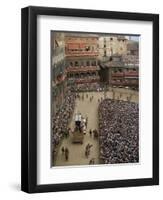 Palio, Siena, Tuscany, Italy-Christina Gascoigne-Framed Photographic Print