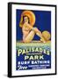 Palisade Amusement Park Surf Bathing-null-Framed Art Print