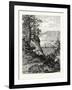 Palisades, from Below Hastings, USA-John Douglas Woodward-Framed Giclee Print