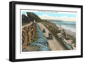 Palisades, Santa Monica, California-null-Framed Art Print