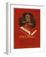 Pall Mall, Magazine Advertisement, UK, 1920-null-Framed Giclee Print