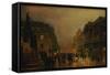 Pall Mall-John Atkinson Grimshaw-Framed Stretched Canvas