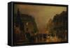Pall Mall-John Atkinson Grimshaw-Framed Stretched Canvas