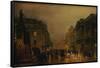 Pall Mall-John Atkinson Grimshaw-Framed Stretched Canvas