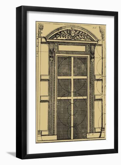 Palladian Door-Andrea Palladio-Framed Art Print