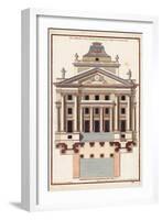 Palladio Façade I-Andrea Palladio-Framed Art Print