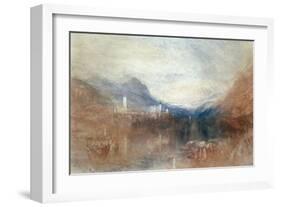 Pallanza, Lake Maggiore-J M W Turner-Framed Giclee Print