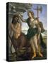 Pallas and the Centaur by Sandro Botticelli-null-Stretched Canvas