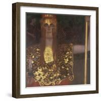 Pallas Athena, 1898-Gustav Klimt-Framed Giclee Print