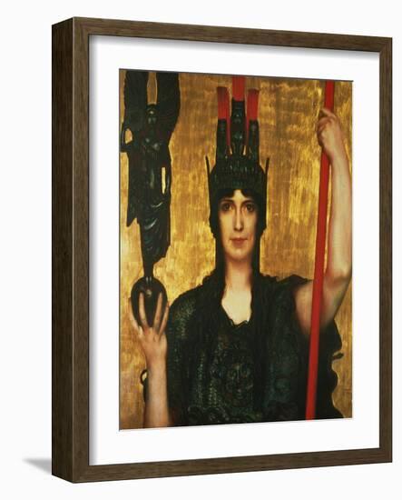 Pallas Athena, 1898-Franz von Stuck-Framed Giclee Print