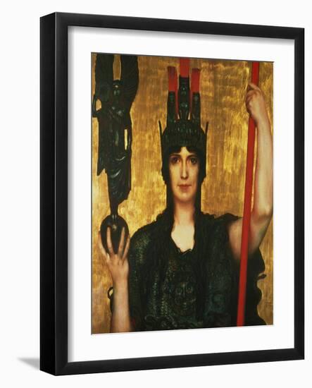 Pallas Athena, 1898-Franz von Stuck-Framed Giclee Print