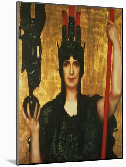 Pallas Athena, 1898-Franz von Stuck-Mounted Giclee Print