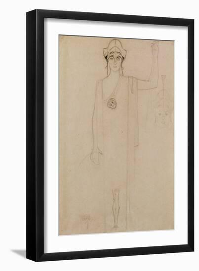 Pallas Athena, 1908-Egon Schiele-Framed Giclee Print