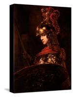 Pallas Athena Or, Armoured Figure, 1664-65-Rembrandt van Rijn-Stretched Canvas