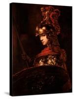 Pallas Athena Or, Armoured Figure, 1664-65-Rembrandt van Rijn-Stretched Canvas