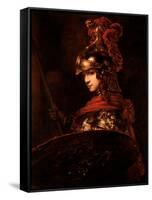 Pallas Athena Or, Armoured Figure, 1664-65-Rembrandt van Rijn-Framed Stretched Canvas