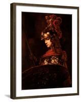 Pallas Athena Or, Armoured Figure, 1664-65-Rembrandt van Rijn-Framed Giclee Print