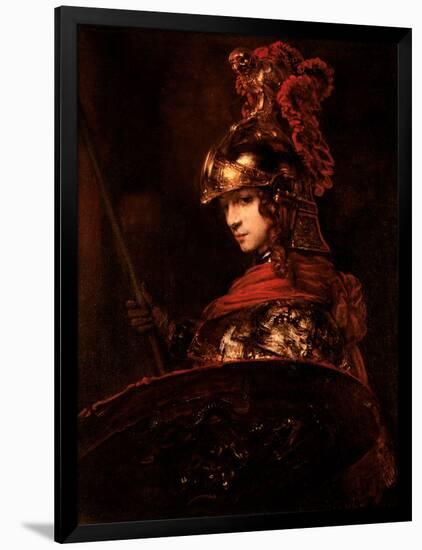 Pallas Athena Or, Armoured Figure, 1664-65-Rembrandt van Rijn-Framed Giclee Print