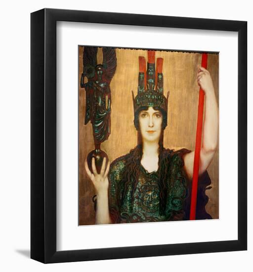 Pallas Athene, 1898-Franz von Stuck-Framed Giclee Print