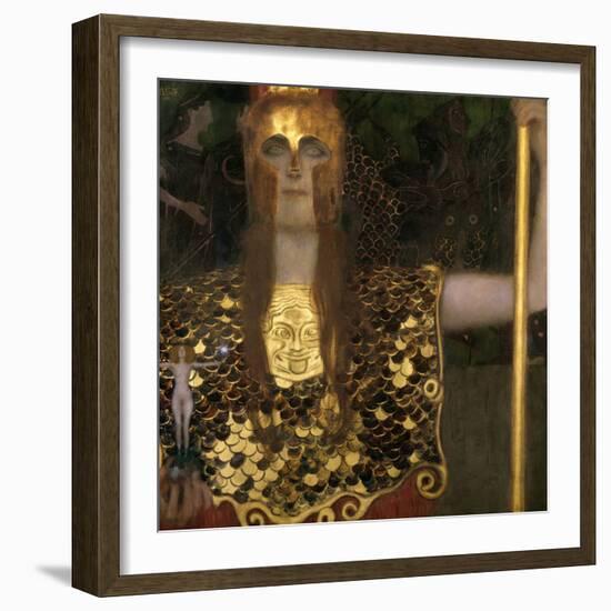 Pallas Athene, 1898-Gustav Klimt-Framed Giclee Print