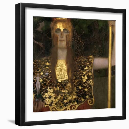 Pallas Athene, 1898-Gustav Klimt-Framed Giclee Print