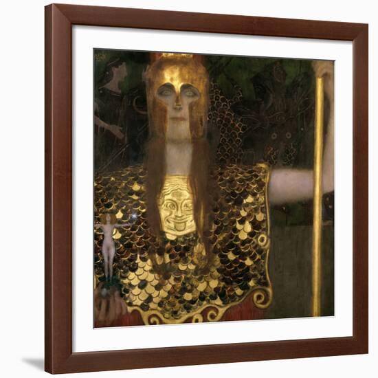 Pallas Athene, 1898-Gustav Klimt-Framed Giclee Print