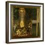 Pallas Athene. Oil on canvas (1898) 75 x 75 cm.-Gustav Klimt-Framed Giclee Print