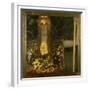 Pallas Athene. Oil on canvas (1898) 75 x 75 cm.-Gustav Klimt-Framed Giclee Print