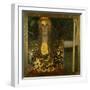 Pallas Athene. Oil on canvas (1898) 75 x 75 cm.-Gustav Klimt-Framed Giclee Print