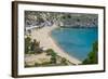 Pallas Beach in Lindos, Rhodes, Dodecanese Islands, Greek Islands, Greece, Europe-Michael Runkel-Framed Photographic Print