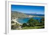 Pallas Beach in Lindos, Rhodes, Dodecanese Islands, Greek Islands, Greece, Europe-Michael Runkel-Framed Photographic Print