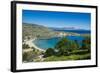 Pallas Beach in Lindos, Rhodes, Dodecanese Islands, Greek Islands, Greece, Europe-Michael Runkel-Framed Photographic Print