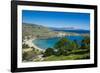 Pallas Beach in Lindos, Rhodes, Dodecanese Islands, Greek Islands, Greece, Europe-Michael Runkel-Framed Photographic Print