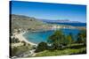 Pallas Beach in Lindos, Rhodes, Dodecanese Islands, Greek Islands, Greece, Europe-Michael Runkel-Stretched Canvas
